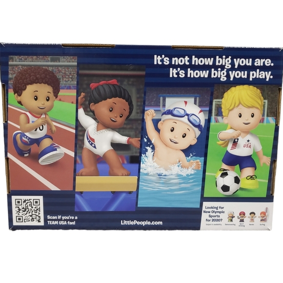 Fisher Price Little People Collection Team USA Olympics Summer 2020 Collectible - Picture 2 of 6